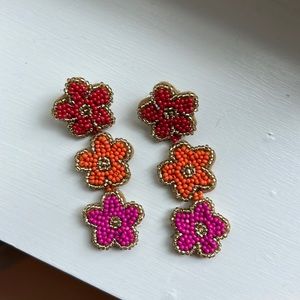 Flower earrings